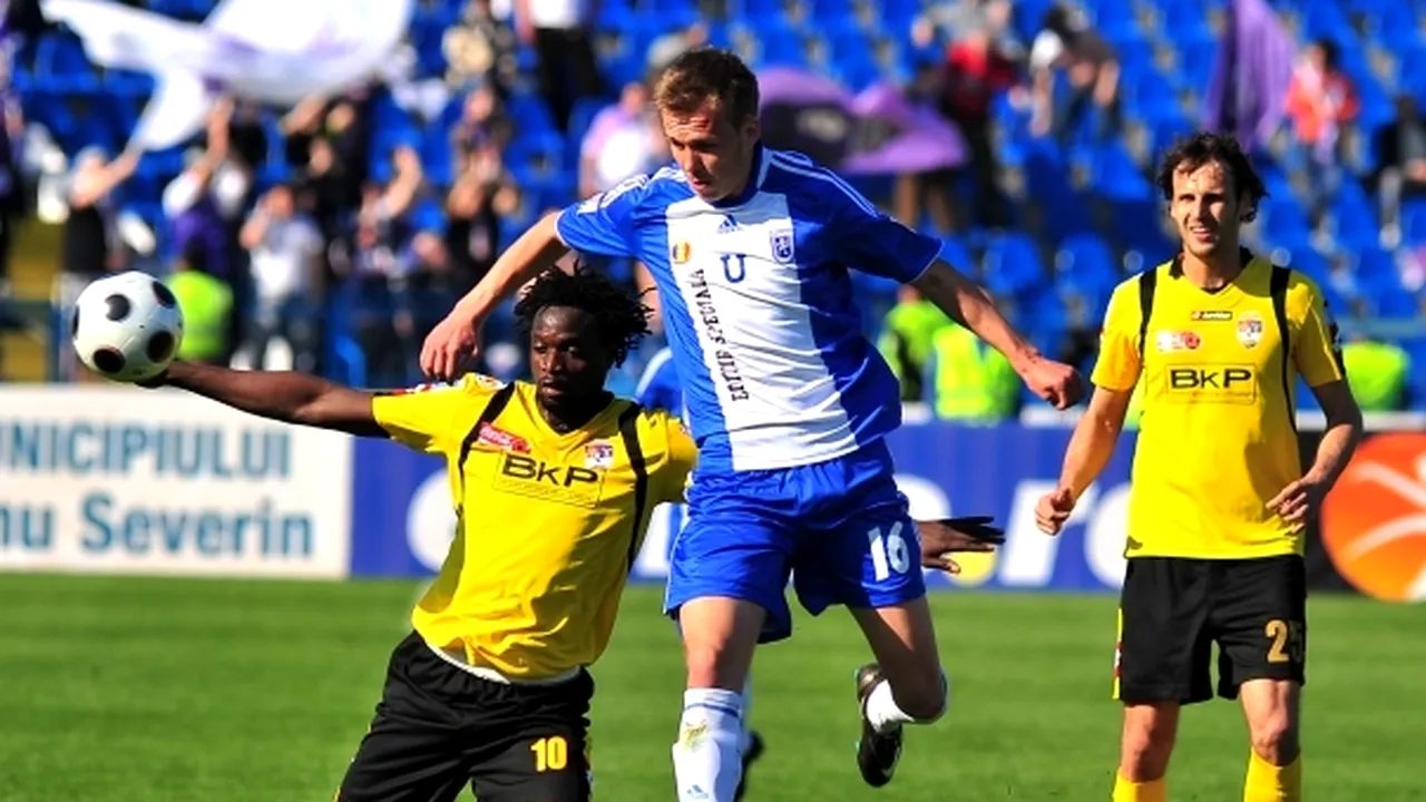 Universitatea Craiova - FC Timişoara, scor 1-2, în Liga I