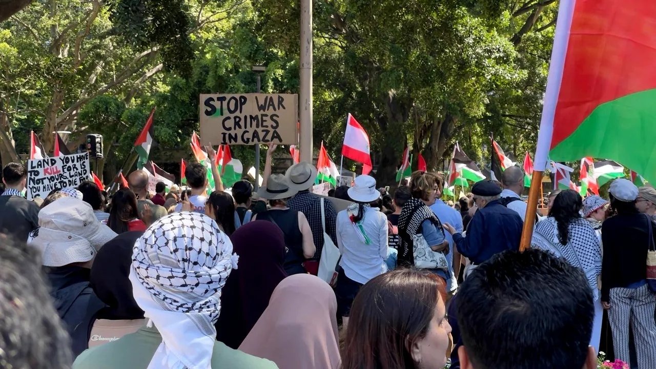 Mii de persoane au participat la mitinguri pro-palestiniene în Australia