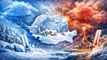 METEO România, între anticiclonul azoric și ciclonul mediteranean. ANM anunță unde va ninge de Crăciun