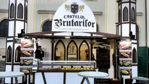 CRĂCIUN 2015. Moş Crăciun, globuri şi brăduţi din origami, la Târgul de la Sibiu - GALERIE FOTO