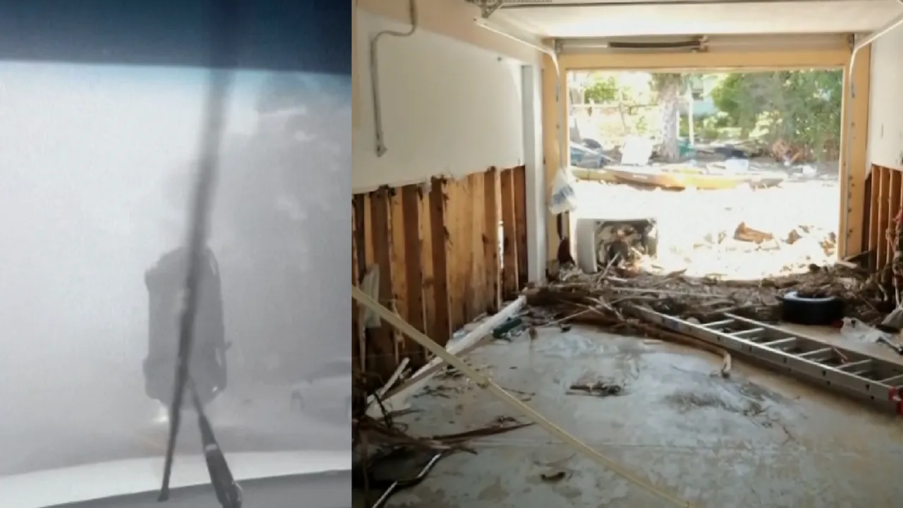 Uraganul Idaila devastează Florida, Georgia şi Carolina de Sud. O filmare arată cum o maşină este luată pe sus de o tornadă de scurtă durată 