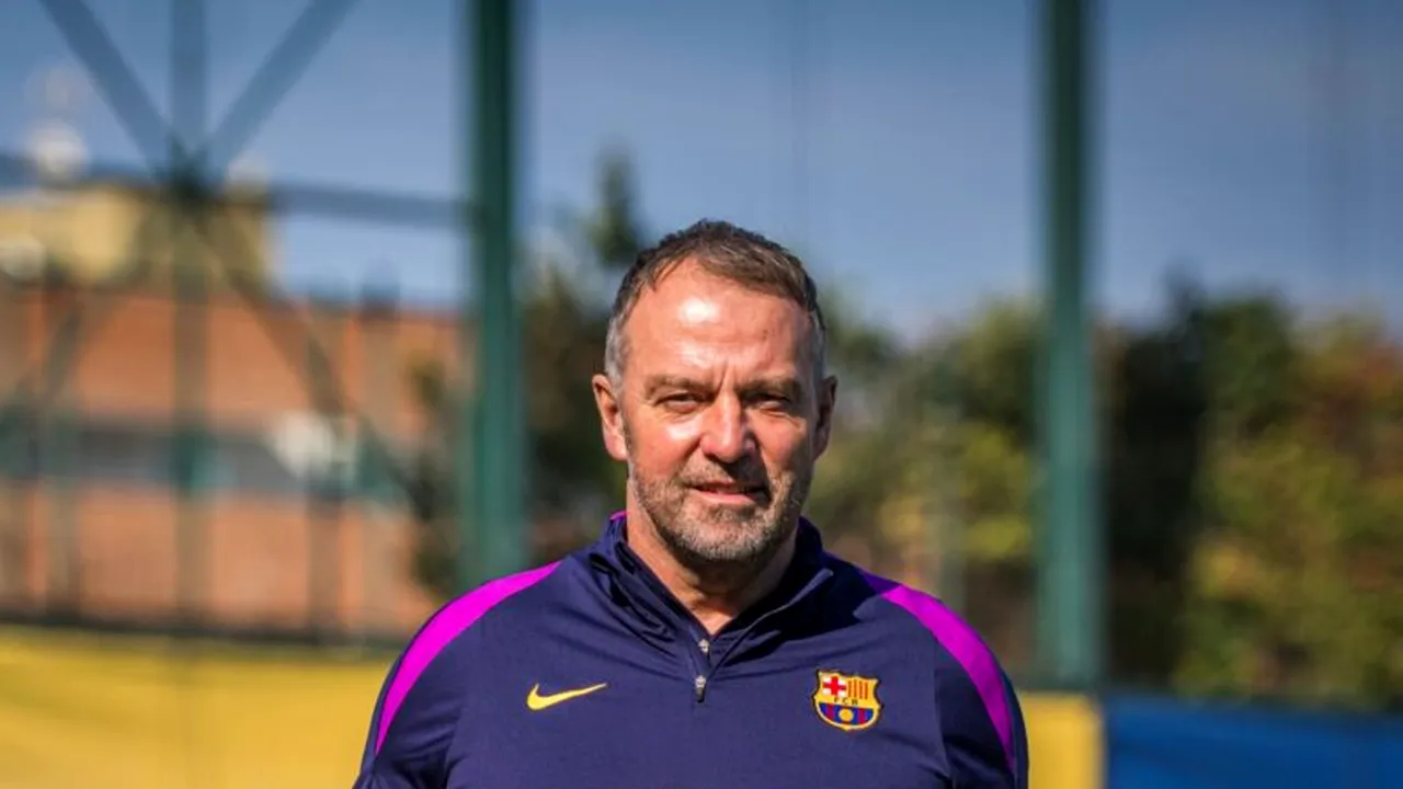 Hansi Flick, înaintea meciului 100 pe banca tehnică la FC Barcelona: „Barça este o familie”