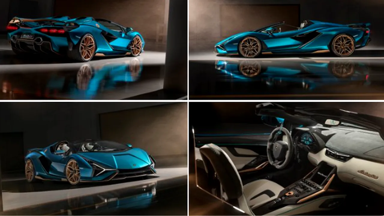 Lamborghini îţi prezintă noul supercar hybrid Sian Roadster