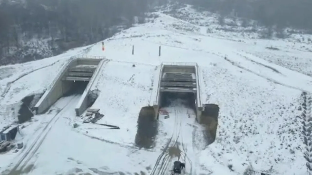 Vești de pe șantierul A1 Sibiu-Pitești. Autostrada Sibiu-Pitești ar putea fi gata înaintea termenului