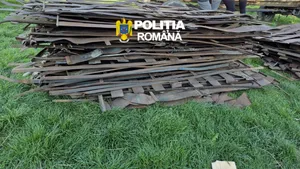 Neamț: S-au furat parazăpezile de pe calea ferată. Un bărbat a fost reținut
