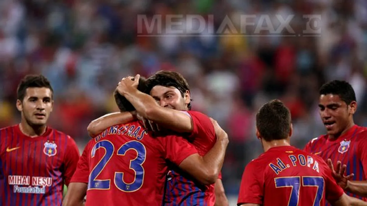 Steaua a învins Ekranas, scor 3-0, şi s-a calificat în grupele Ligii Europa