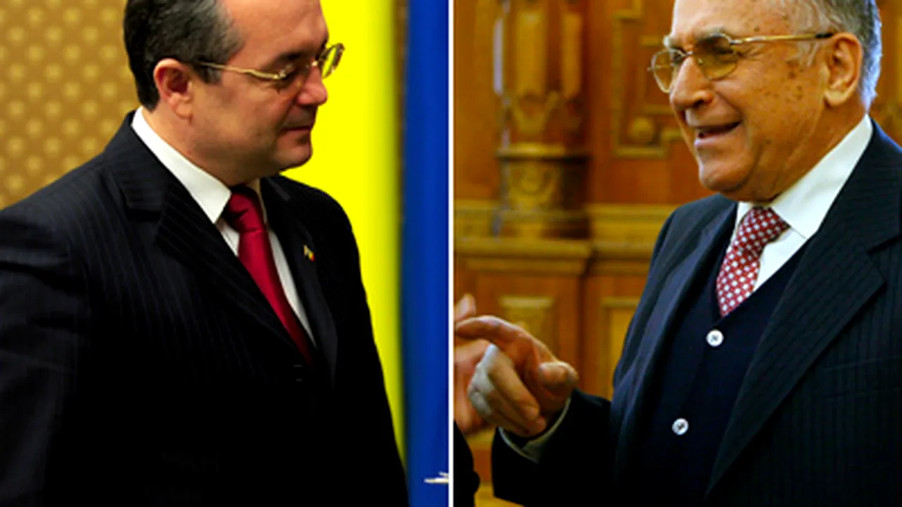 Iliescu a vorbit cu Boc despre numirea unor secretari de stat