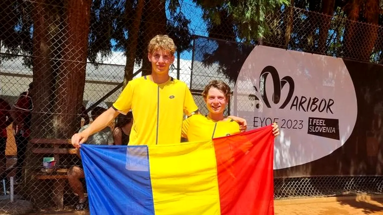 România a obţinut medalie de argint la tenis, dublu băieţi