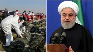 Hassan Rouhani şi-a cerut iertare în numele Iranului pentru doborârea avionului ucrainean. Gardienii Revoluţiei îşi asumă responsabilitatea totală: „Aş fi preferat să fi murit” 