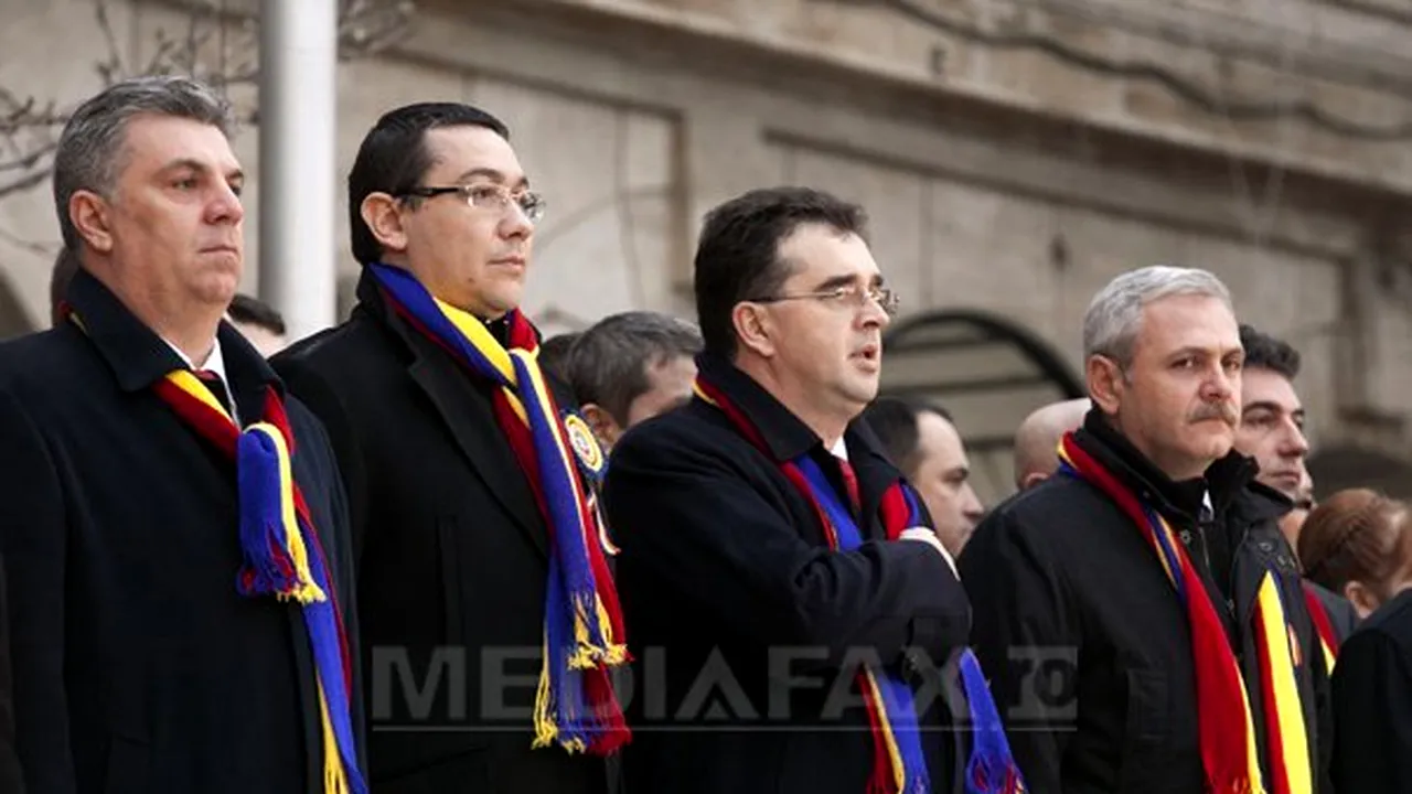 ZIUA UNIRII: Câteva mii de persoane, la manifestările de la Focşani. Victor Ponta, în horă cu vrâncenii - FOTO