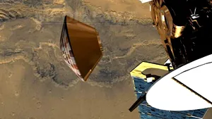 Modulul marţian al sondei Beagle 2, descoperit pe planeta roşie, la peste 10 ani după dispariţia sa