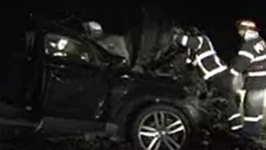 Trei morţi şi un rănit într-un accident petrecut pe DN 1 (Video)