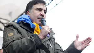 Mii de susţinători ai lui Mihail Saakaşvili au protestat în centrul Kievului împotriva preşedintelui ucrainean