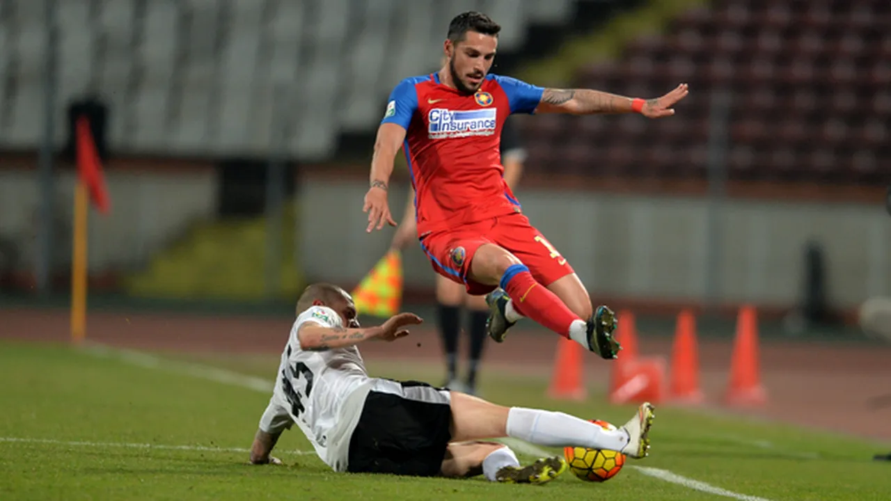 Steaua a remizat cu CSMS Iaşi, scor 1-1, în etapa a 26-a a Ligii I. Formaţia antrenată de Napoli ratează prezenţa în playoff în urma acestui rezultat
