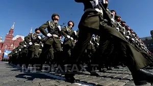 Manifestaţii de amploare în Piaţa Roşie din Moscova pentru a sărbători victoria din 1945. Putin: Facem totul pentru ca nimeni să nu poată declanşa un război undeva - VIDEO, FOTO