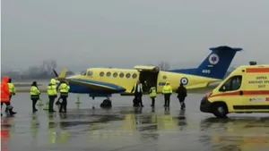 Avionul care i-a transportat pe suporterii greci răniți în accidentul din Timiș a ajuns la Salonic. Aceștia au fost duși direct la spital
