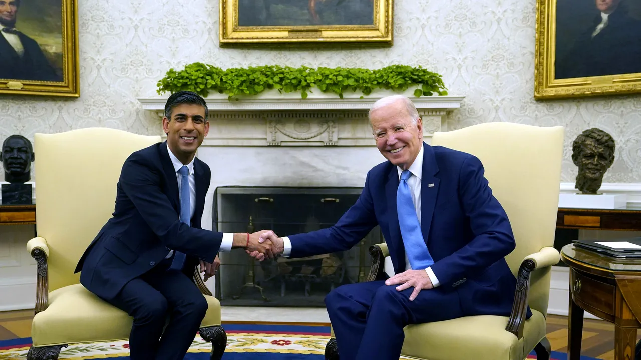 Biden salută discuţiile cu Rishi Sunak şi intensificarea parteneriatului comercial SUA-Marea Britanie