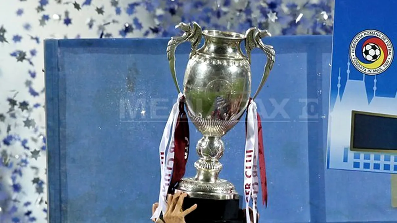 Cupa României: Semifinalele se vor disputa la 17 aprilie şi 22 mai 2013