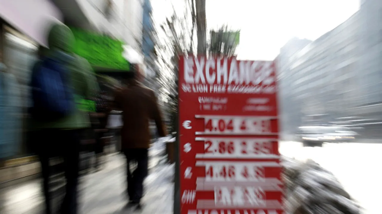 Cursul BNR a coborât la 4,1641 lei/euro
