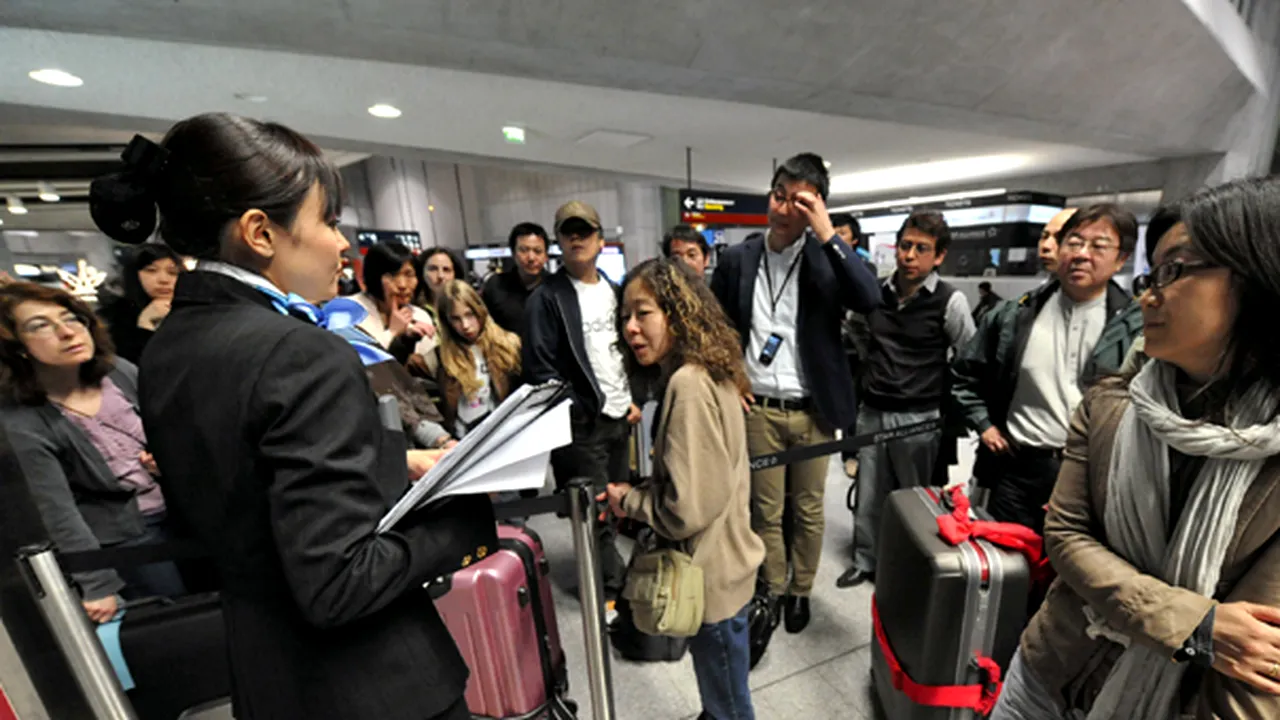 Perturbarea traficului aerian în Europa a determinat pierderi în numeroase domenii
