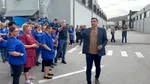 George Simion, în vizită la o fabrică din Alba: Îl punem pe Călin în fruntea țării