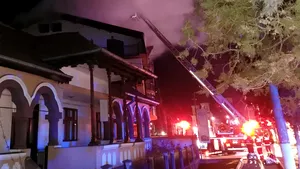Incendiu la o pensiune din localitatea Călimăneşti