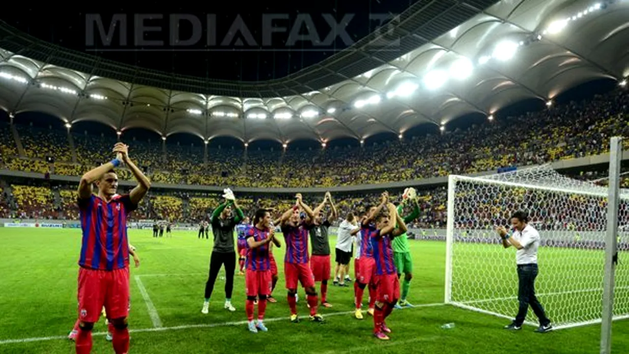 Steaua a învins Dinamo Tbilisi, scor general 3-1, şi s-a calificat în play-off-ul Ligii Campionilor