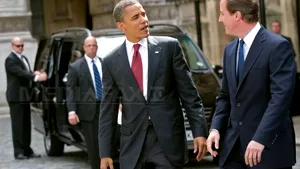 Obama a pariat cu David Cameron pe rezultatul meciului de fotbal SUA - Anglia