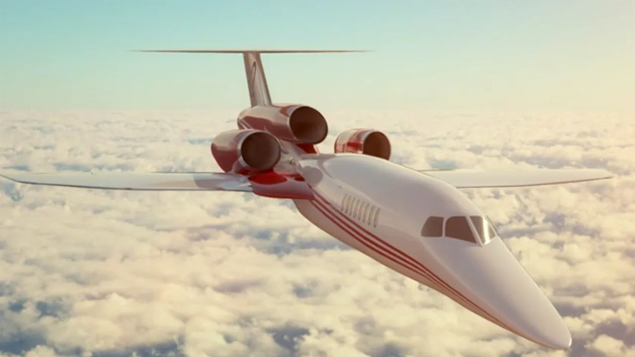 Cum va arăta primul avion SUPERSONIC privat: Distanţa dintre New York şi Londra, parcursă în numai patru ore şi jumătate - FOTO, VIDEO