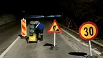 S-a surpat zidul de sprijin al unui drum din Câmpina. Restricții de trafic