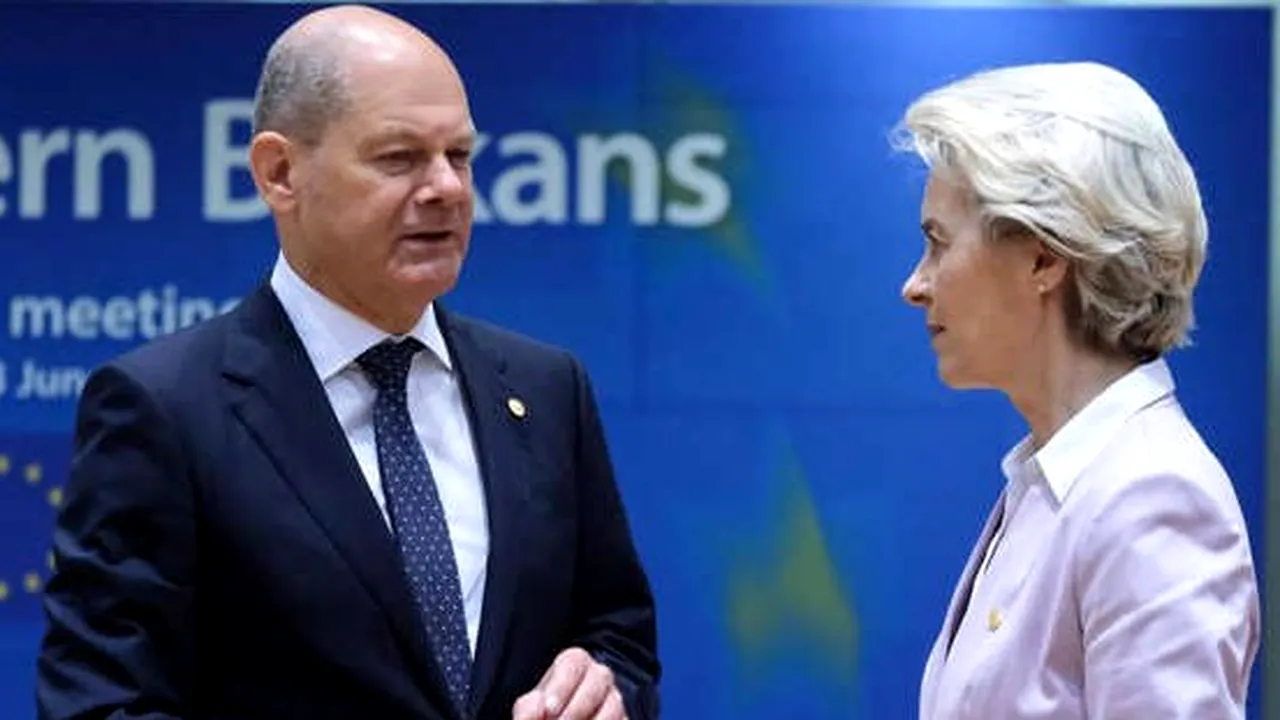 Olaf Scholz şi Ursula von der Leyen cer elaborarea unui 