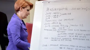 Ministrul Muncii Lia Olguţa Vasilescu: Proiectul legii pensiilor este finalizat. Facem simulări pe trei formule de calcul
