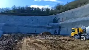Au început săpăturile la un nou tunel pe autostrada Sibiu-Pitești