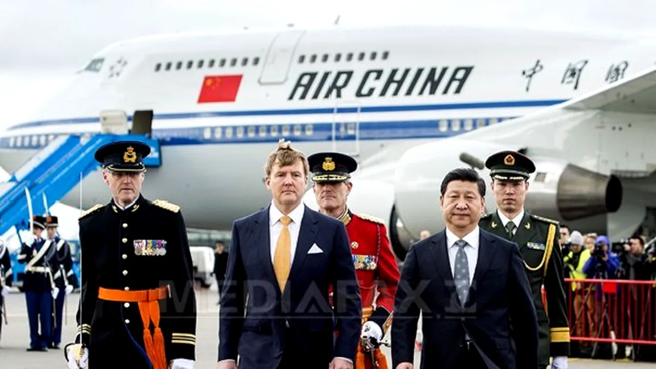 Preşedintele chinez a sosit în Olanda, în cadrul primului său turneu european - presă