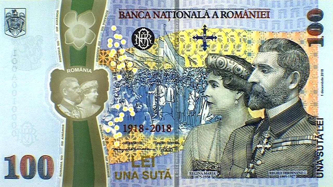 Sumele pentru care se vând pe OLX bancnotele de 100 de lei cu Centenarul
