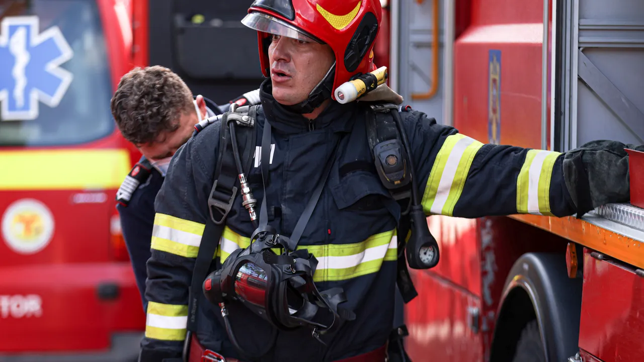 O femeie a provocat un incendiu într-un magazin de electronice din Bucureşti. Cum s-a petrecut incidentul
