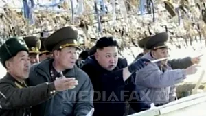 Kim Jong-un îşi motivează soldaţii pentru un eventual război. Imaginile prin care liderul nord-coreean vrea să pară dur - FOTO