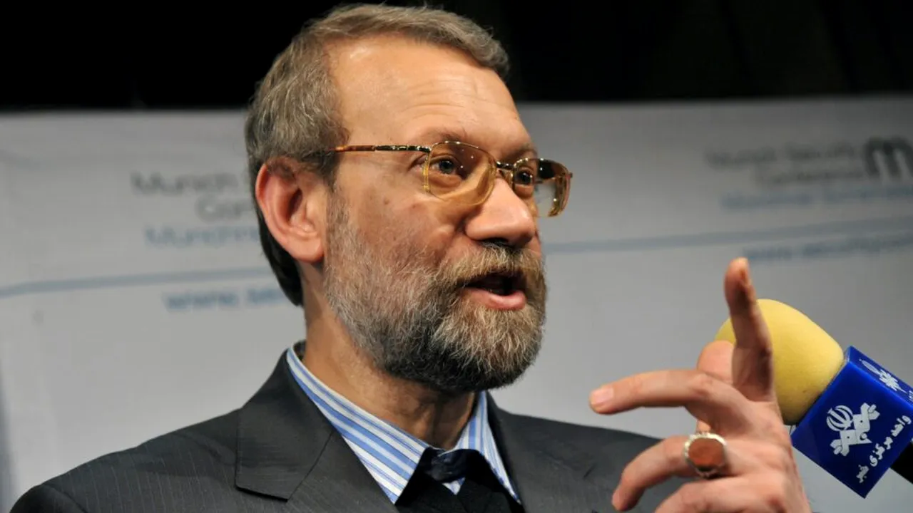 Șeful securității iraniene, Ali Larijani, respinge negocierile cu SUA și îl acuză pe Trump de haos