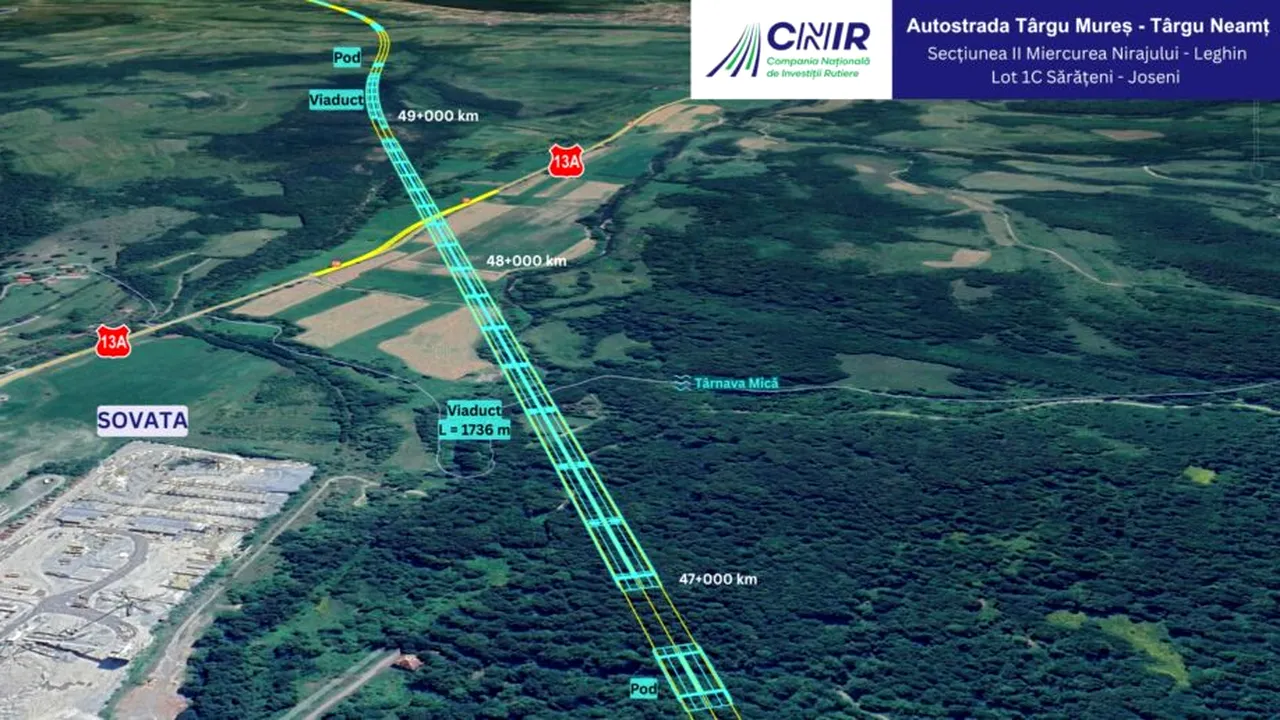 CNIR: Contractul pentru supervizarea lucrărilor pe lotul 1C al Autostrăzii Unirii, câștigat de o asociere româno-turcă
