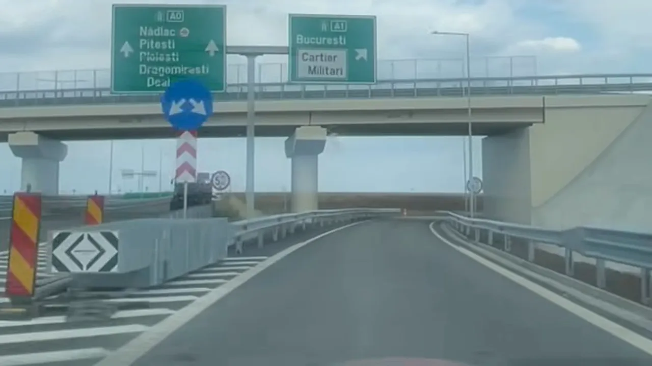 Autostradă de la Constanța până la Curtea de Argeș! Lotul 3 al Autostrăzii A0 Sud se deschide luni