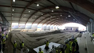Patinoar olimpic privat, construit de omul de afaceri Ion Ţiriac în Otopeni. Bogdan Enoiu: 