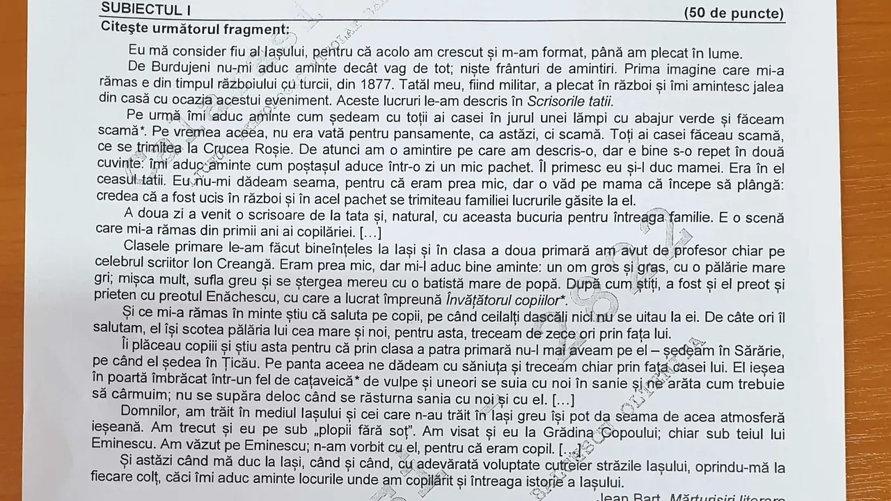 Simulare BAC 2021. Proba la Limba Română. SUBIECTELE pentru REAL şi UMAN. 78 de licee, scoase de pe lista de examen din cauza carantinării