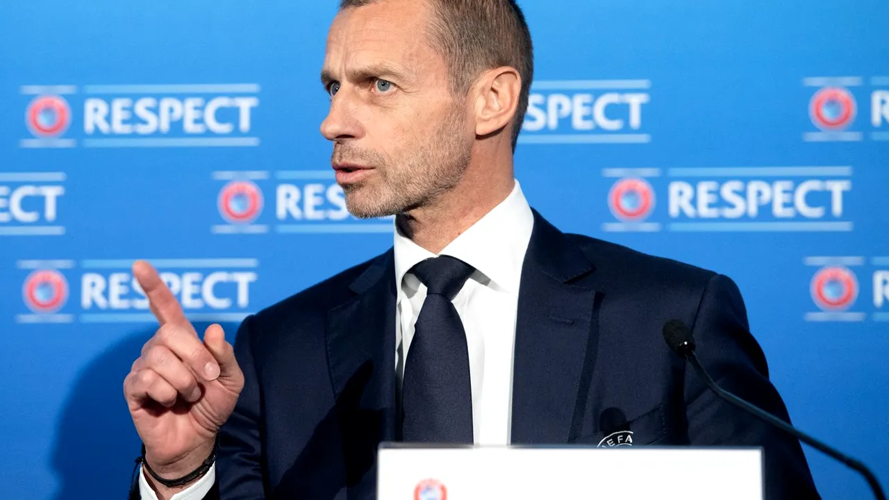 Preşedintele UEFA Aleksander Čeferin, discurs virulent împotriva European Super League: 