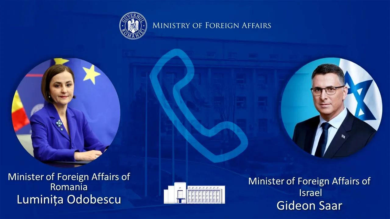 Luminiţa Odobescu, discuţii cu noul ministru de externe din Israel, Gideon Saar
