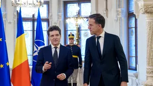 Nicușor Dan, întâlnire cu Mark Rutte la sediul Alianței Nord-Atlantice