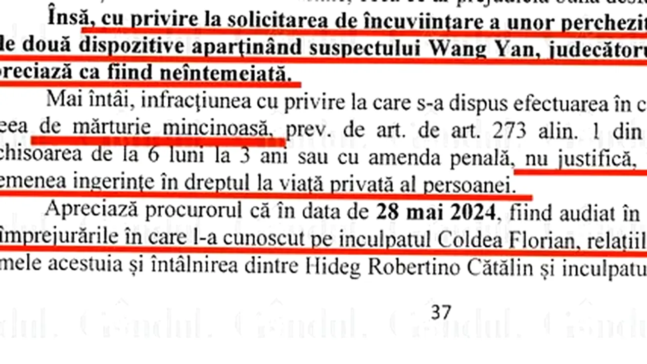 Gândul: Cum a blocat judecătoarea Raluca Moroșanu percheziția informatică în dosarul Coldea 2