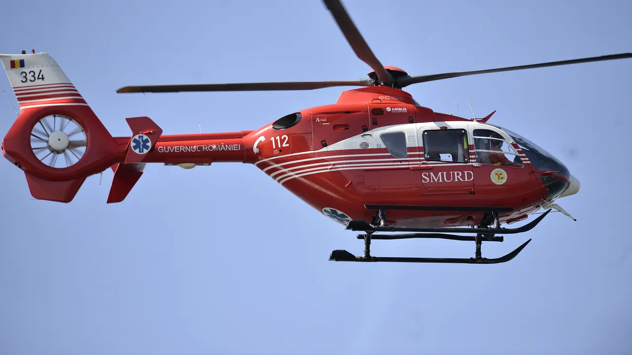 Maramureş: Elicopter solicitat pentru salvarea unei turiste dintr-o zonă montană greu accesibilă