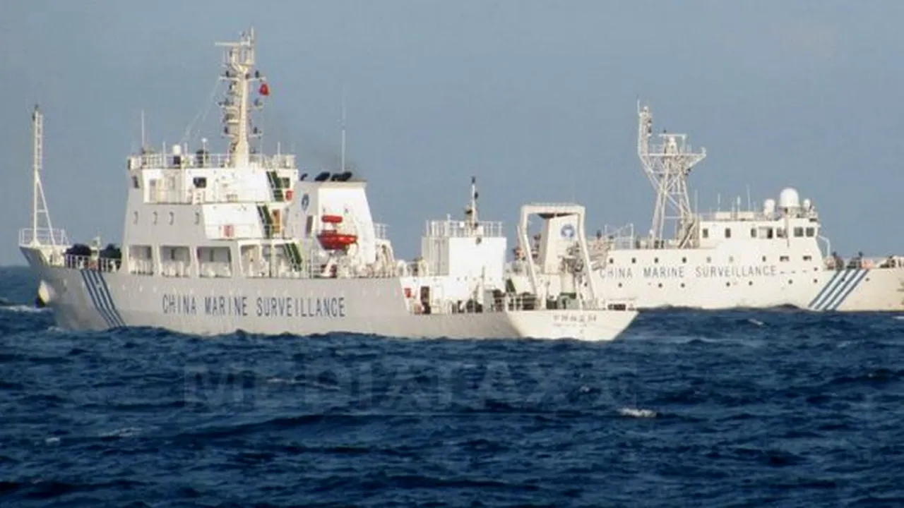 Patru nave chineze au intrat în apele teritoriale ale insulelor disputate din Marea Chinei de Est