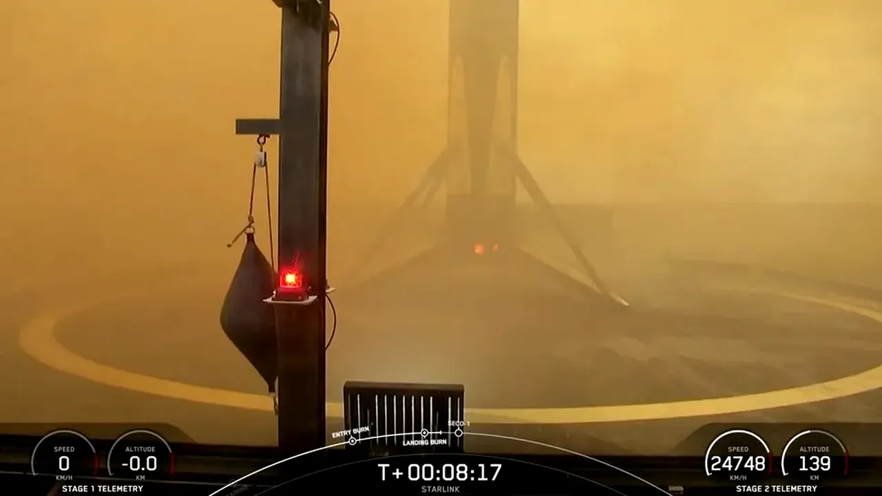 SpaceX lansează 23 de sateliți pe orbită cu ajutorul noii rachete Falcon 9