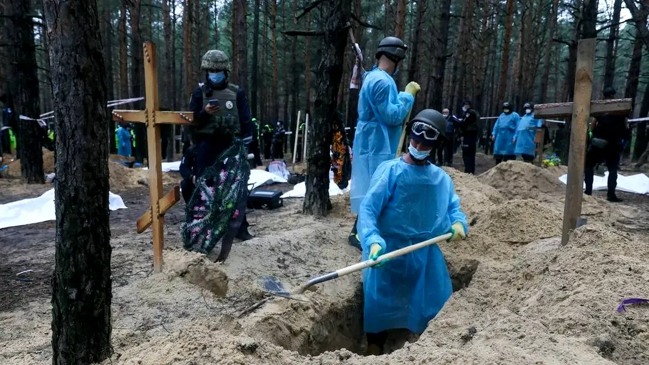 Acuzat de crime la Izium, Kremlinul are un singur cuvânt de spus

